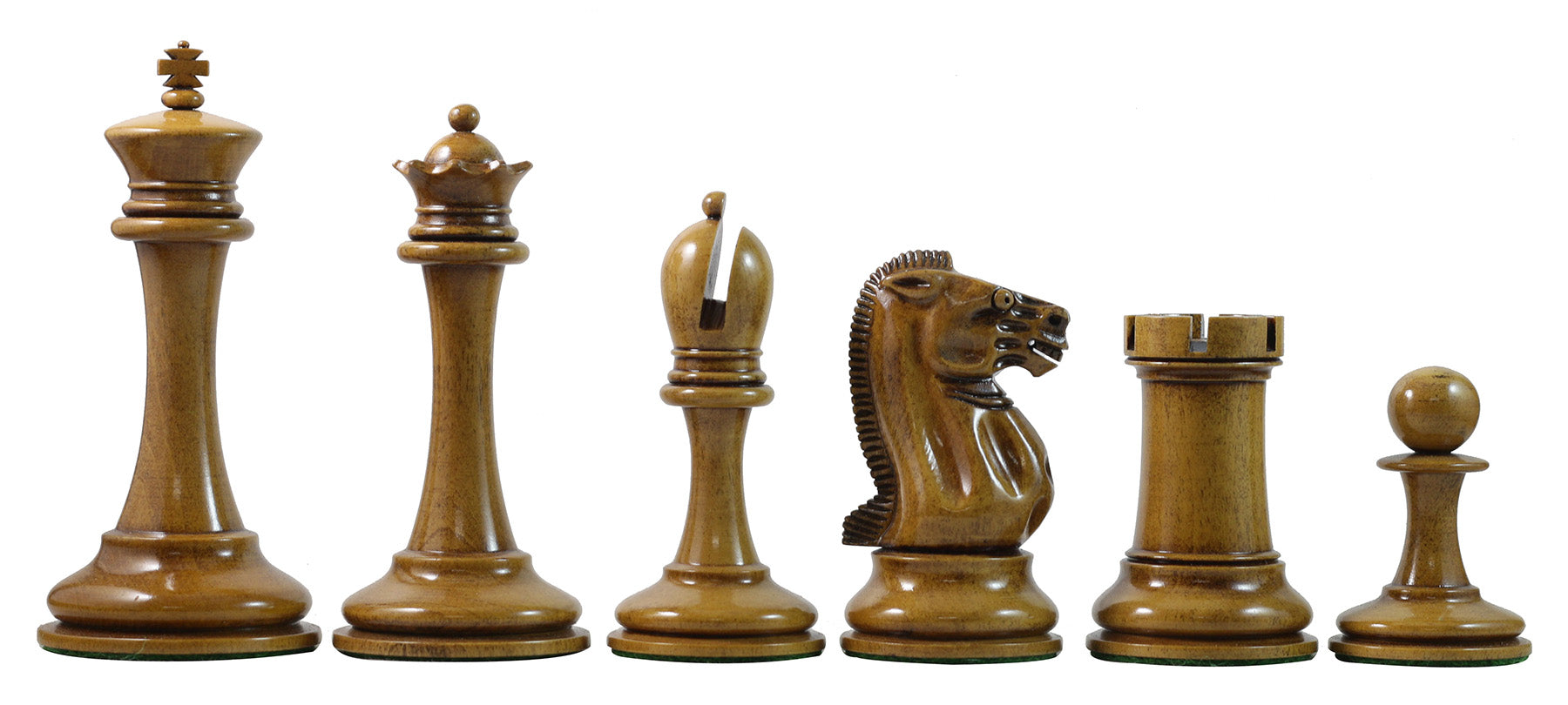B & Company Reproduction Distressed Antiqued 4.4" Chess Pieces