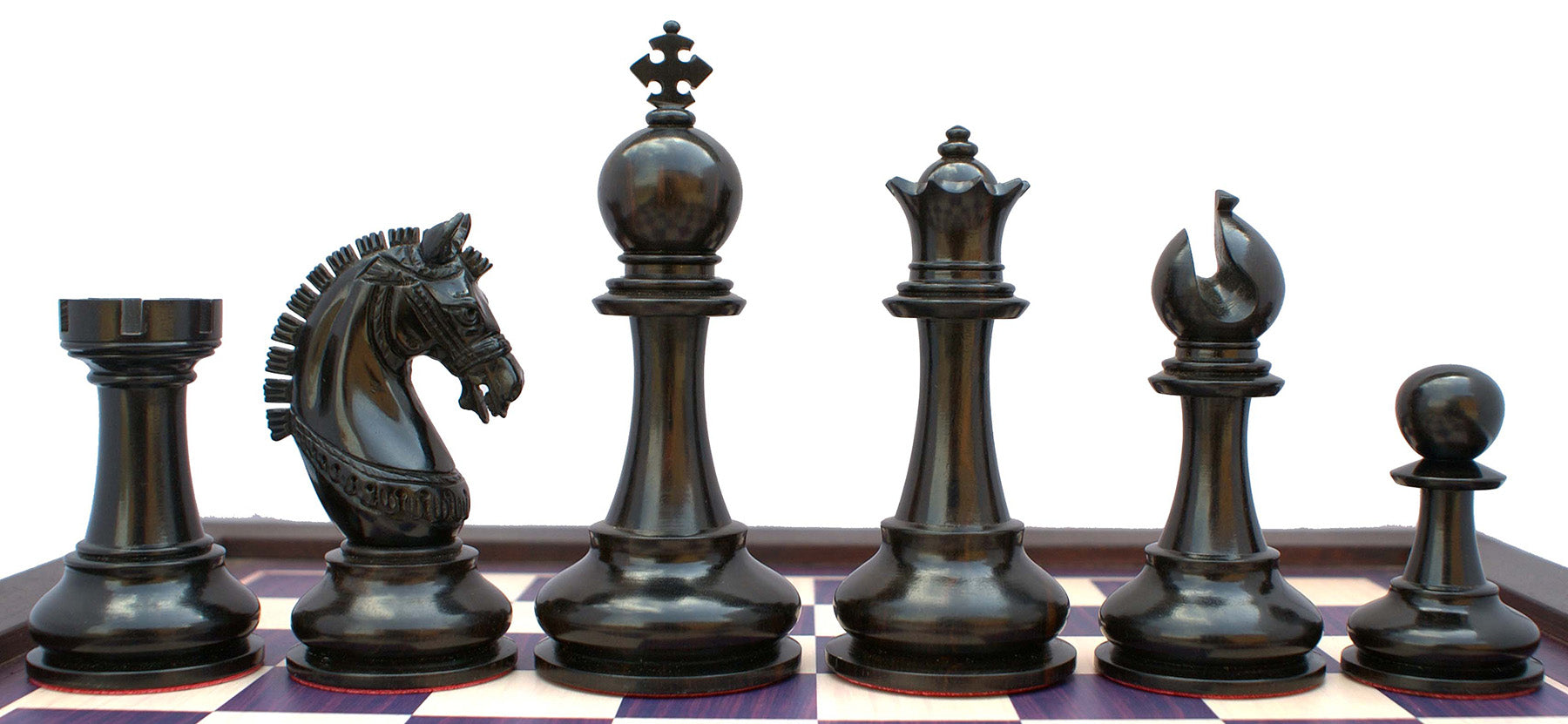 Aristocrat Series Premium Staunton 4" Ebony wood Chess Set