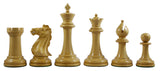 Conquest Series 4" Premium Staunton Chess Set in Ebonized Box Wood