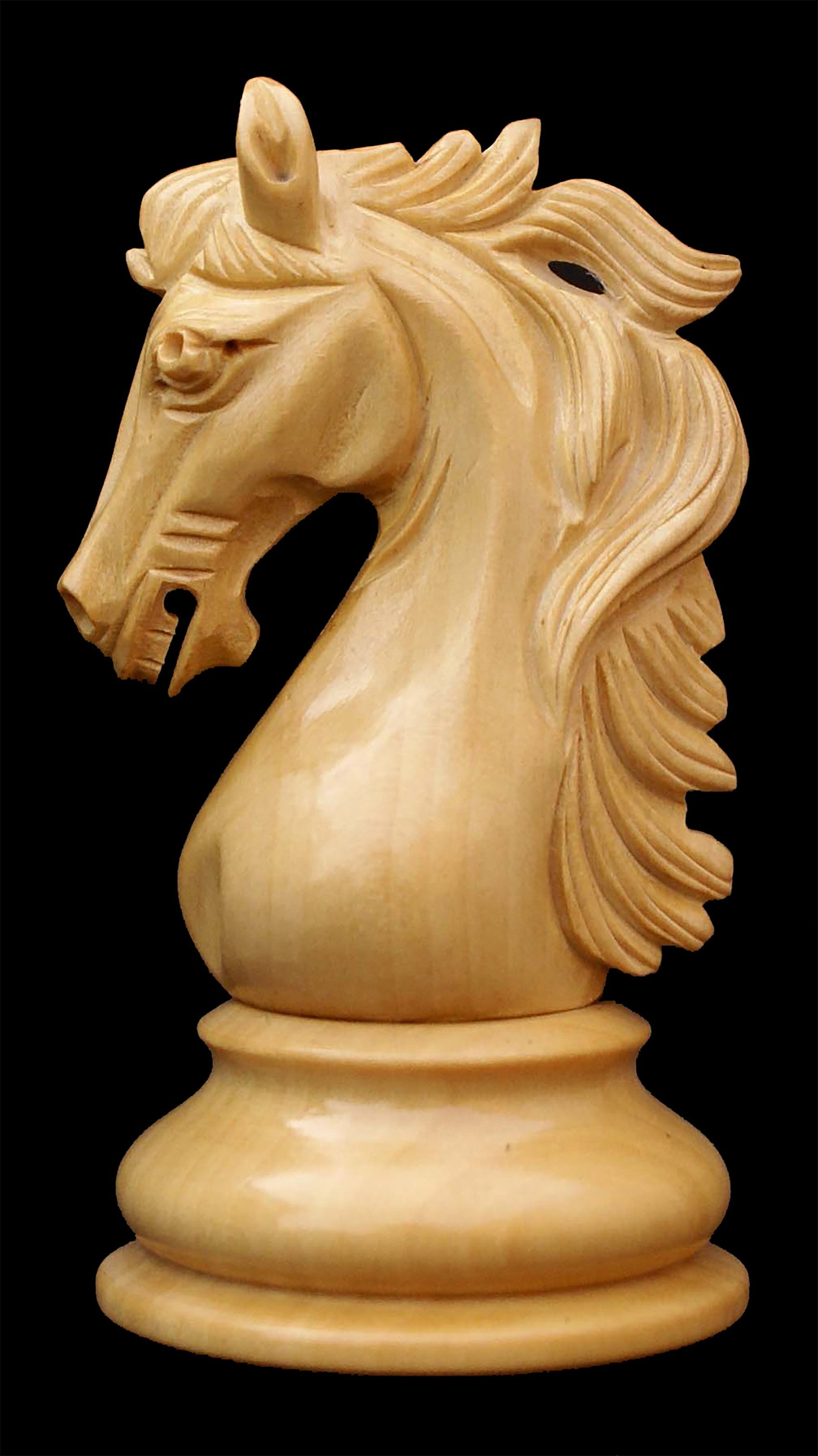 Heritage Series 4.4" Premium Staunton Ebony wood  Chess Set
