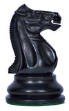 Emil Kemacny 1892-93 Reproduction Staunton Chessmen in Antiqued Boxwood/Ebonised